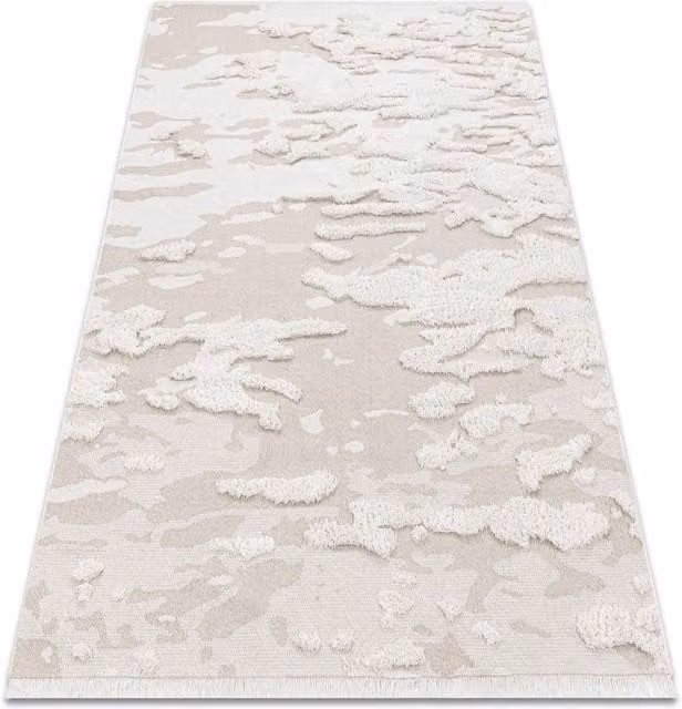 RugsX Moroc Moroccan Rug in Beige, W: 136 cm, L: 190 cm