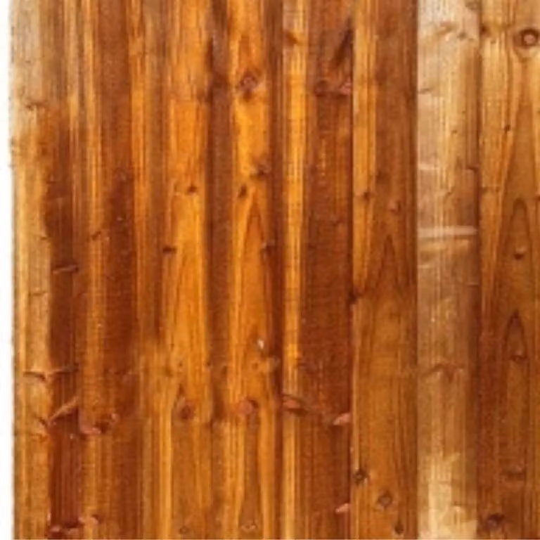 Bedsland Wooden Feather Edge Garden Pedestrian Gate, Brown, W: 90 cm, H: 83 cm