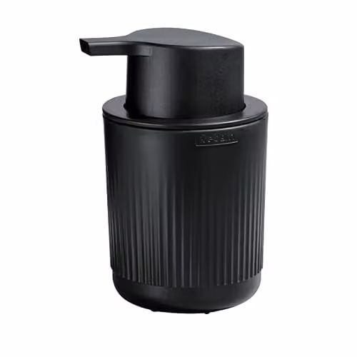 ReBorn Recycled Refillable Pump Soap Dispenser, Black, 250ml