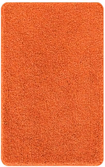 Berkfield Home Rectangular Non-Slip Bath Mat in Orange, W: 60 cm, D: 90 cm