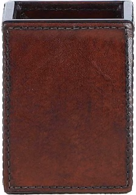 Ashwood Brown Leather Pen Pot