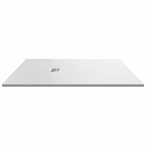 nuie NLT61064 Modern Slimline Rectangular Shower Tray, W/D/H: 170 x 90 x 3.3 cm, White