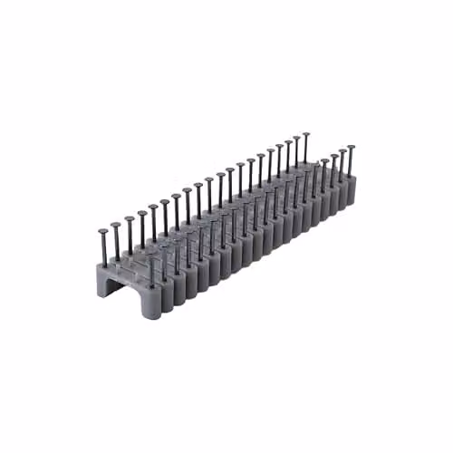 ViperClip Standard Grey Cable Clips for Flat Twin and Earth Cables, 1000 Pack