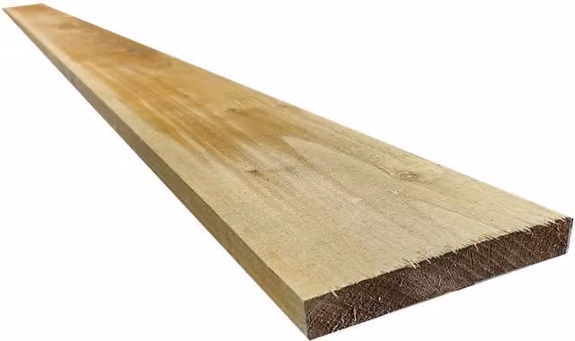 Snowdon Timber Treated Brown Wood Gravel Board, W: 15.0 cm, H: 2.2 cm, L: 360.0 cm - Pack of 9