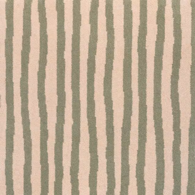 House of Hackney Artist's Stripe Wool Rug in Alabaster (White and Beige) W: 305 cm, D: 183 cm