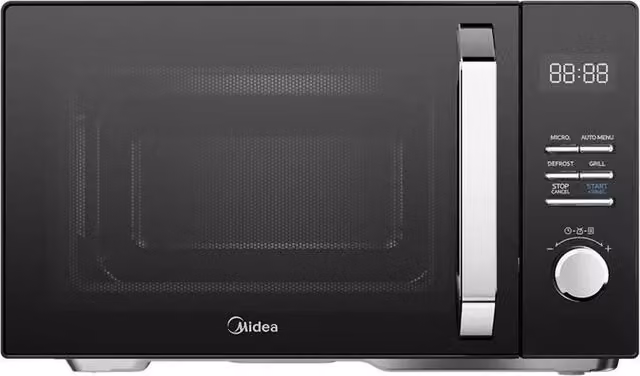 Livingandhome 25L Microwave with Grill, Black