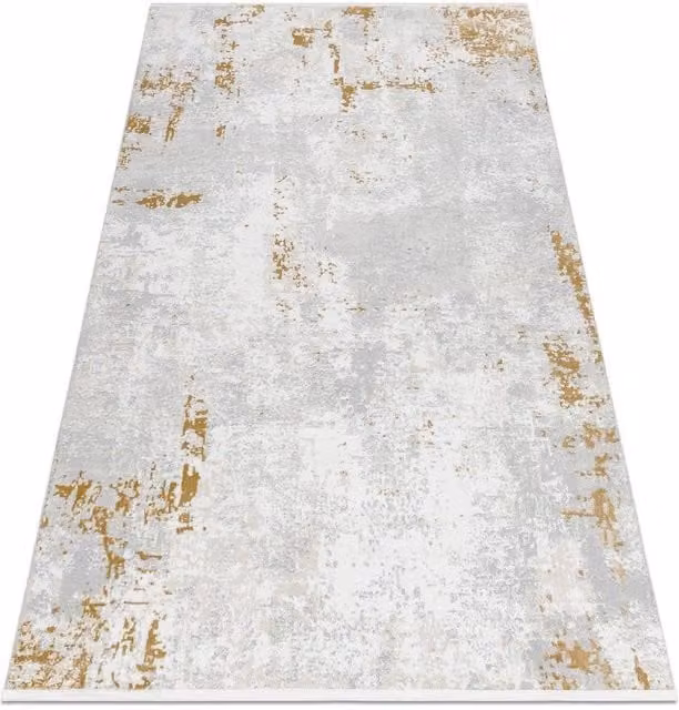 RugsX Duke Abstract Modern Rug in Yellow, Grey and Multicolour, W: 200 cm, D: 290 cm