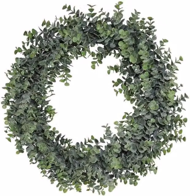 KDMD Botanica Eucalyptus Wreath in Green, Diameter: 48 cm
