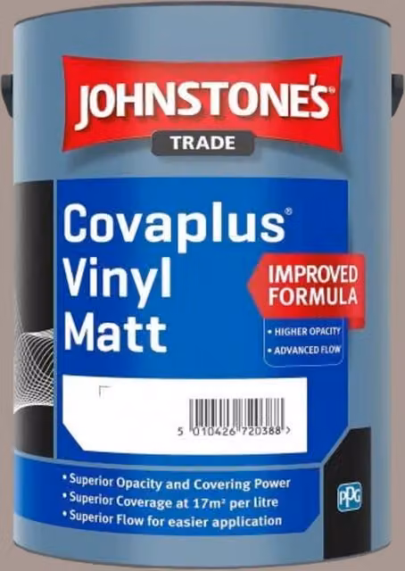 Johnstone's Covaplus Matt Dispersion Paint in Coffee Cream, 5 l