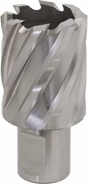 Loops M2 Steel Annular Metal Core Drill Bit Silver, Diameter: 29 mm, Depth: 25 mm