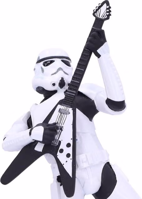 Nemesis Now Stormtrooper Rock On! White Tabletop Figurine, Height: 18 cm