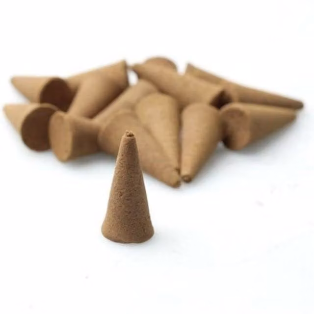 KDMD Unscented Hand Rolled Masala Raw Incense Cones, 5kg, Brown