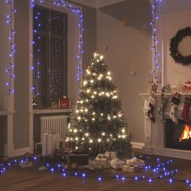 Berkfield Home Blue LED String Light with 300 LEDs, 30 m Length