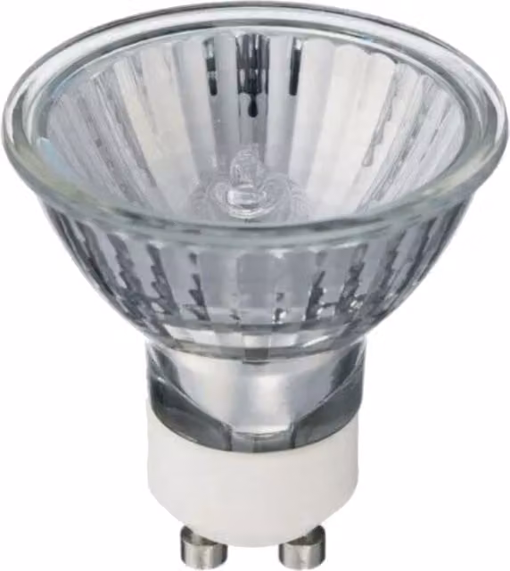 Set of 24 Warm White GU10 LED Spotlight Bulbs with Transparent Glass Diffuser