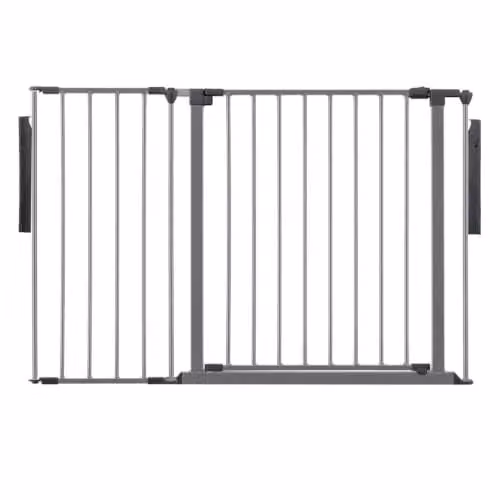 Safetots Premium Multi Panel Room Divider with Door, Grey, Width: 115 cm, Height: 70 cm