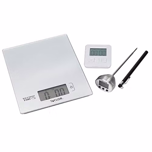 KitchenAid Electric Kitchen Scale with Tare Function in Black