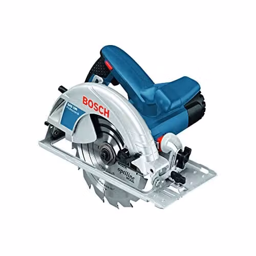 Bosch Professional GKS 190 Blue Hand Held Circular Saw with 190 mm Blade and 1,400 W Rated Input Power