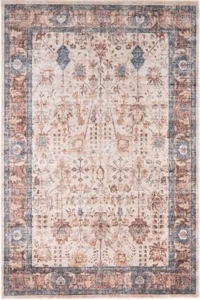 Kukoon Large Area Rug for Living Room and Bedroom, Washable and Non-Slip, Natural Beige, W: 80 cm, L: 300 cm
