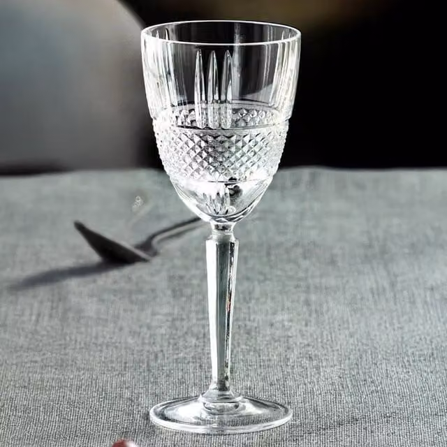 RCR Brillante Transparent Crystal Wine Glasses, Set of 6, 230 ml
