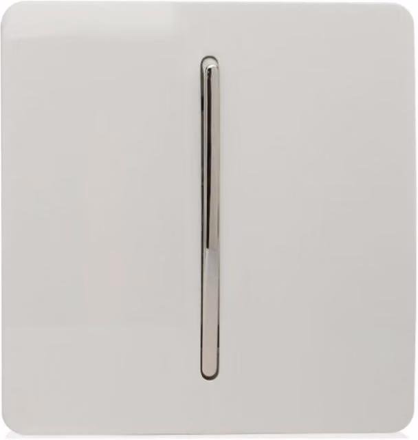 Trendi Modern White Plastic Auto Retractive Doorbell Switch