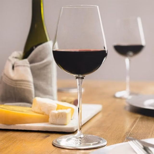 Bormioli Rocco Transparent Wine Glasses, Set of 12, 640 ml