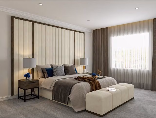 Casani Modern Upholstered Velvet Bed in Blue, Grey or Beige, W/D/H: 90 x 190 cm