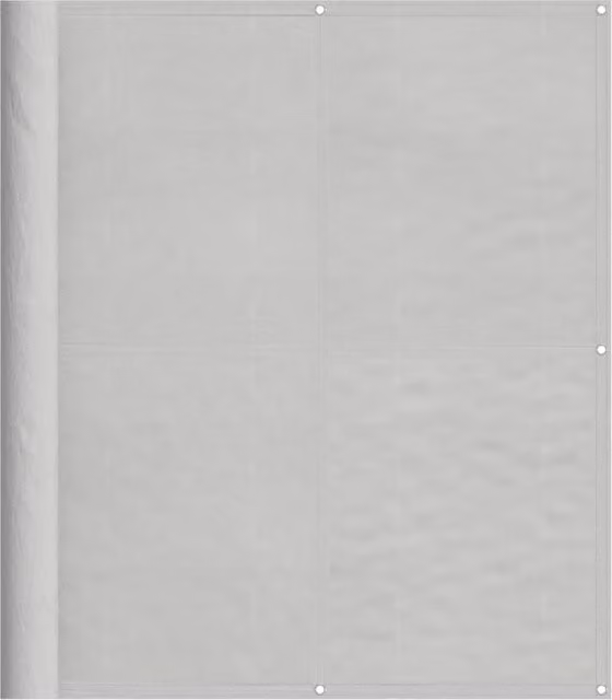 Berkfield Home Balcony Cover, Light Grey, W: 500 cm, H: 120 cm