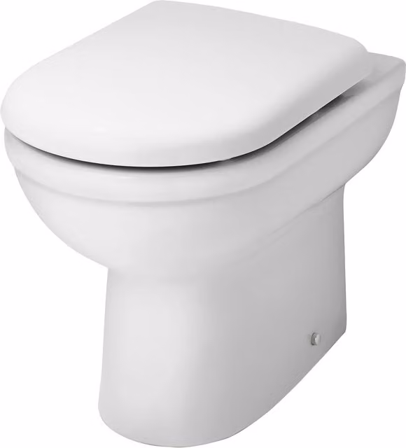 Balterley Comfort Height Back To Wall Toilet Pan, White, W: 440 mm, D: 360 mm, H: 540 mm