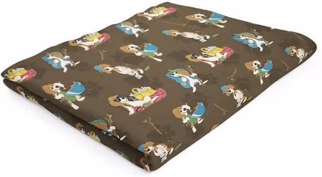 Heat Holders Brown Quilted Fleece Pet Blanket for Cats and Dogs, W: 180 cm, D: 200 cm