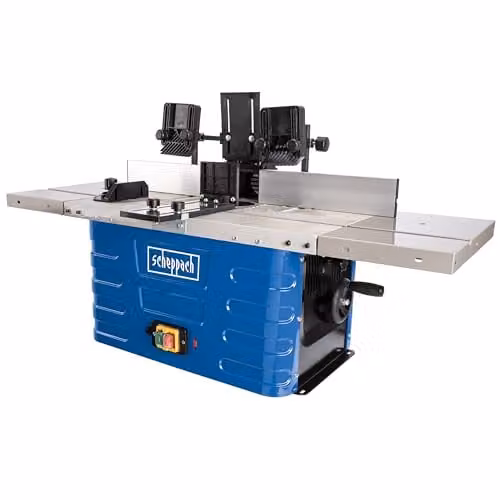 Scheppach HF50 Blue Benchtop Router Table with 1500W Variable Speed Motor
