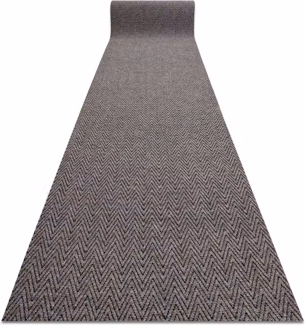 RugsX Non-Slip Herringbone Runner in Beige, W/D/H: 100 x 230 cm