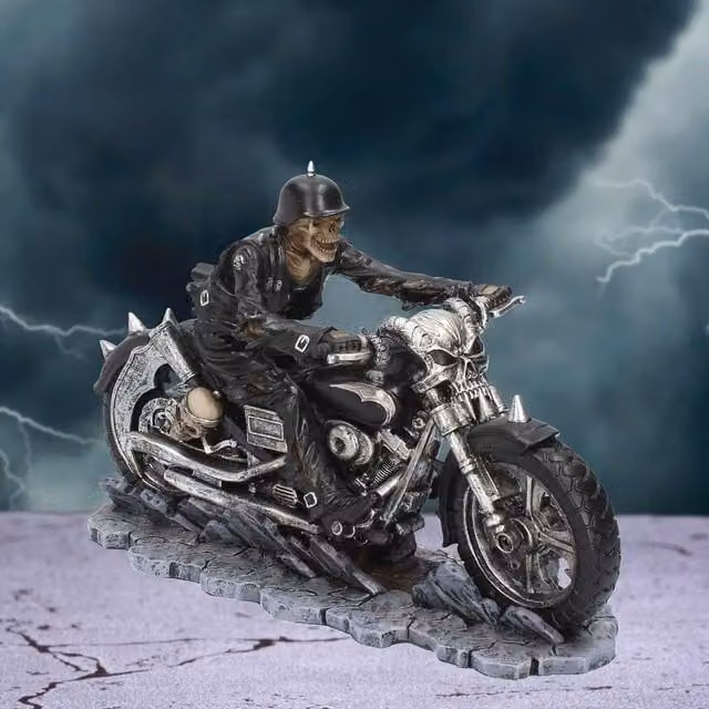 Nemesis Now Hell on the Highway Figurine, Black, Height: 20.5 cm