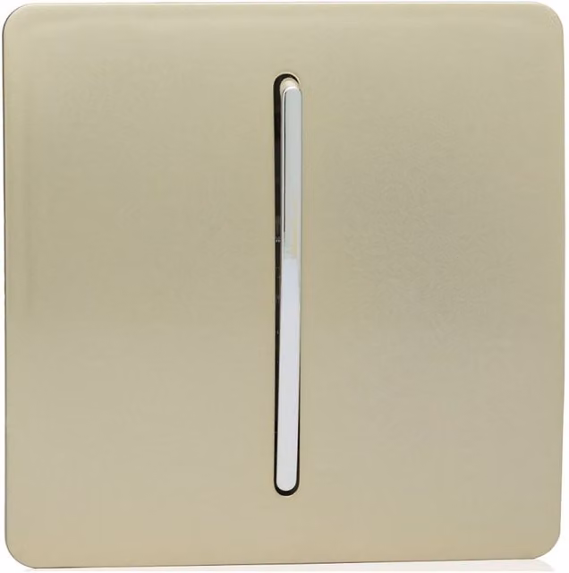 Trendi Modern Gold Doorbell Switch