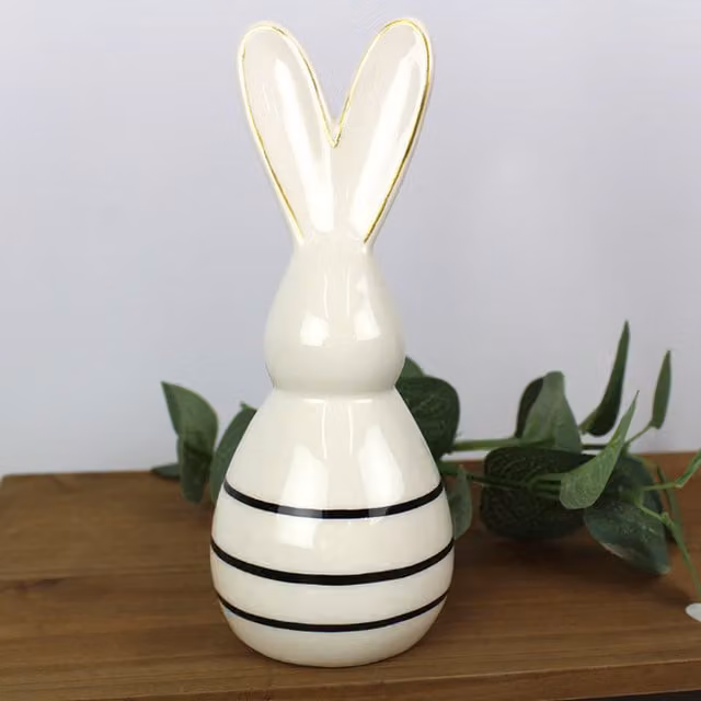 Little Cosy Home White Ceramic Bunny Tabletop Ornament