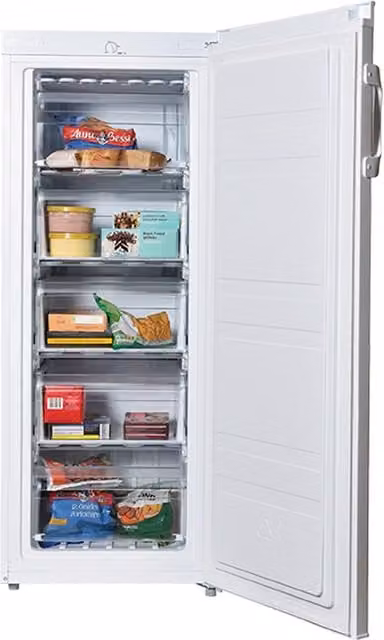 Igenix Freestanding Upright Tall Freezer, 160 Litres, White