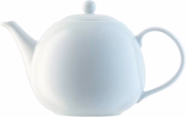 LSA International Dine White Porcelain Teapot