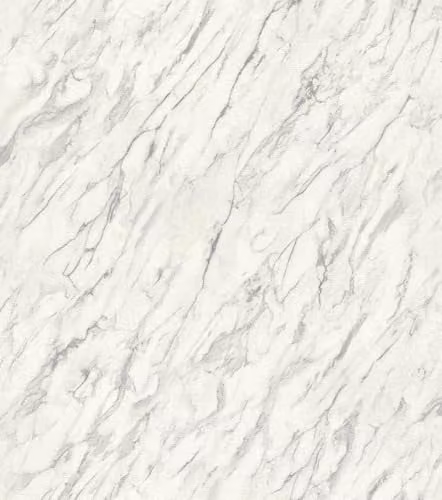 Rasch Carrara Marble Self-Adhesive Non-Woven Wallpaper in Grey and White, Matt Finish, 6.00 m x 0.53 m