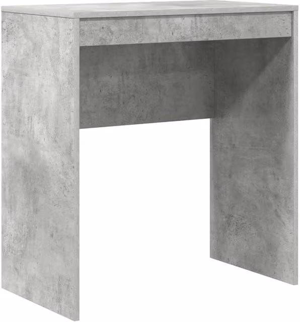 Berkfield Home Computer Desk in Concrete Grey MDF with Concrete-like Finish, W/D/H: 120 x 60 x 76 cm