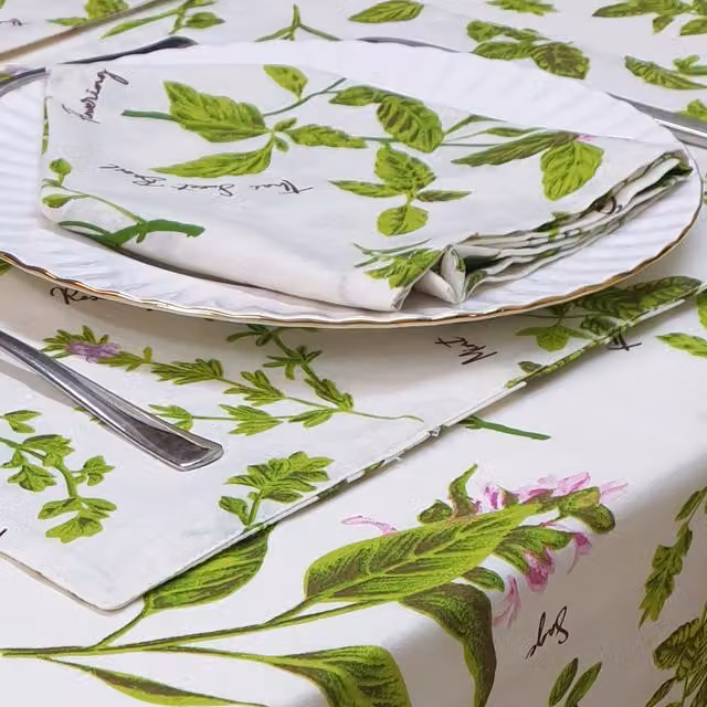 Kitchenwise Floral Herb Garden Table Napkins, Multicolour