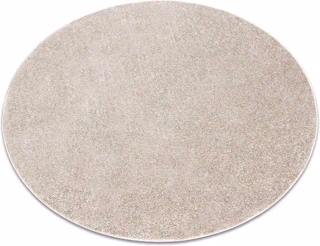 RugsX Round Santa Rug in Beige, Diameter: 133 cm