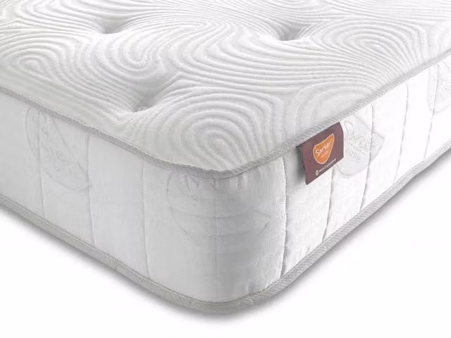 Sareer Matrah White Latex Hybrid Coil Mattress in a Box, W/D/H: 75 x 190 cm