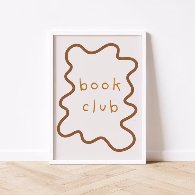 Autumns Corner Book Club Print Wavy Edition A2 Paper Poster