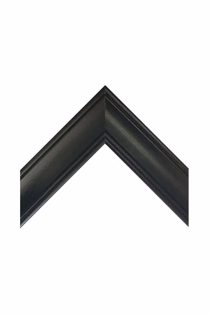 Frames & Mirrors 4U Scandi Blue Single Rectangular Photo Frame in True Black, 50.8 x 50.8 cm