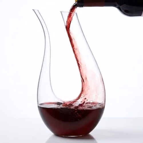 Gr8 Home Glass Wine Decanter, Transparent, 1.5 l