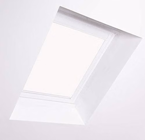 Bloc Blinds Blackout Thermal Insulating Skylight Blind for Velux Roof Windows, White, C04