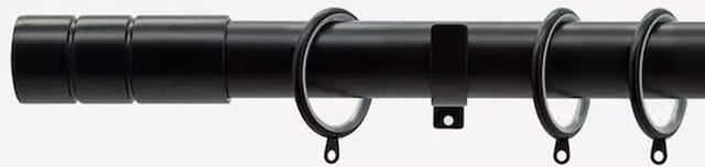 New Edge Blinds Gold Metal Straight Curtain Pole