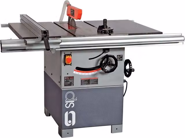 SIP 10 Inch Professional Cast Iron Table Saw in Silver and Multicolour