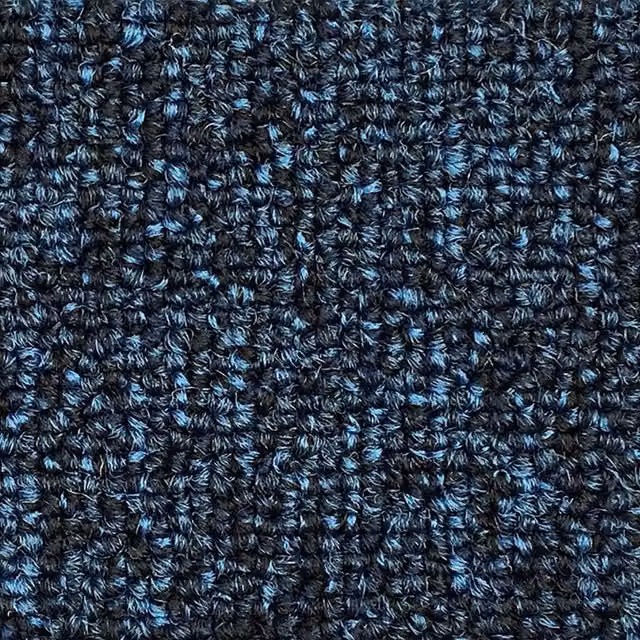 Vinyl Flooring UK HyperL Contract Carpet Tiles, Tufted Loop Pile, Blue, 5m2 (20 Tiles Per Box)