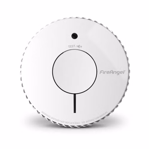 FireAngel White Battery Powered Optical Smoke Alarm