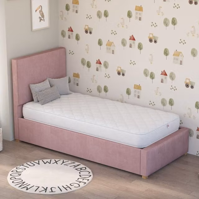 Aspire Kids Healthy Start Memory Foam Mattress with OEKO-TEX Fabric, White, W/D/H: 80 x 190 cm